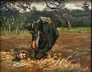 Peasant Woman Digging Up Potatoes Vincent Van Gogh